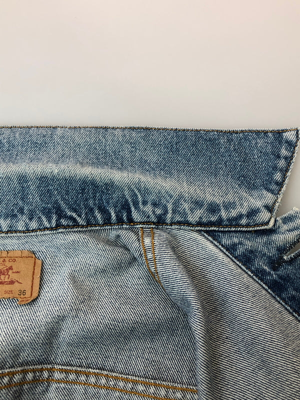 【中古品】【メンズ】 LEVI'S リーバイス 4TH TYPE DENIM JACKET 70505 フォースタイプ デニムジャケット メンズ アウター 146-260520-KS-06-min サイズ：36 カラー：ブルー 万代Net店