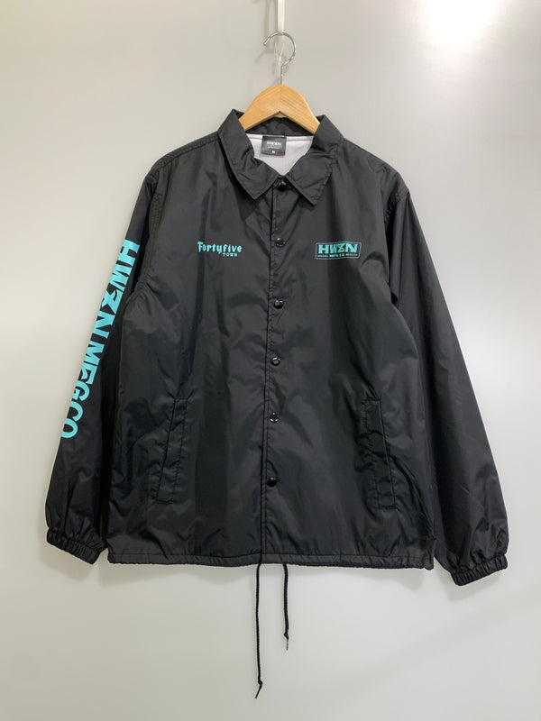【中古品】【メンズ】 HWZNBROSS ハウゼンブロス BOX LOGO COACH JACKET ボックスロゴ コーチジャケット メンズ アウター 142-260520-KS-35-min サイズ：M カラー：ブラック 万代Net店