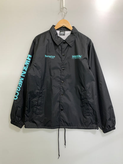 【中古品】【メンズ】 HWZNBROSS ハウゼンブロス BOX LOGO COACH JACKET ボックスロゴ コーチジャケット メンズ アウター 142-260520-KS-35-min サイズ：M カラー：ブラック 万代Net店