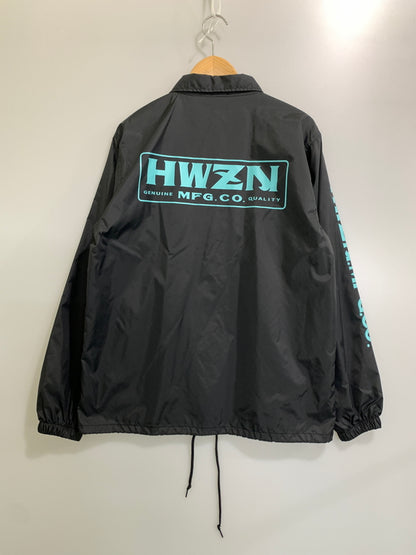 【中古品】【メンズ】 HWZNBROSS ハウゼンブロス BOX LOGO COACH JACKET ボックスロゴ コーチジャケット メンズ アウター 142-260520-KS-35-min サイズ：M カラー：ブラック 万代Net店