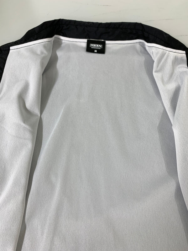 【中古品】【メンズ】 HWZNBROSS ハウゼンブロス BOX LOGO COACH JACKET ボックスロゴ コーチジャケット メンズ アウター 142-260520-KS-35-min サイズ：M カラー：ブラック 万代Net店