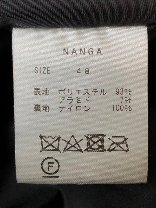 【中古品】【メンズ】 NANGA ×NICOLE ナンガ ニコル TAKIBI SHELL BLOUSON タキビ シェルブルゾン メンズ アウター 144-260520-KS-07-min サイズ：48 カラー：ブラック 万代Net店