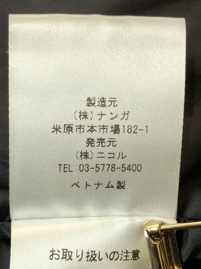 【中古品】【メンズ】 NANGA ×NICOLE ナンガ ニコル TAKIBI SHELL BLOUSON タキビ シェルブルゾン メンズ アウター 144-260520-KS-07-min サイズ：48 カラー：ブラック 万代Net店