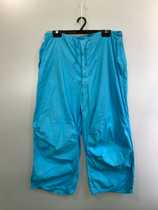 【中古品】【メンズ】 U.S.ARMY ユーエスアーミー 後染め SNOW CAMO OVER PANT カモ オーバー パンツ ボトムス 157-260520-AS-34-min サイズ：MEDIUM-SHORT カラー：ブルー 万代Net店