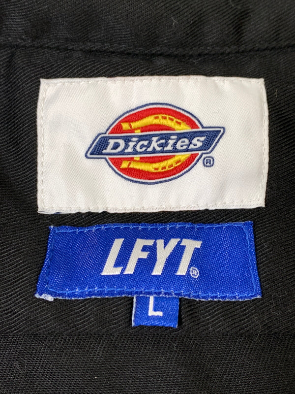 【中古品】【メンズ】 LAFAYETTE ×DICKIES ラファイエット ディッキーズ HALF ZIP WORK SHIRT ハーフジップ ワークシャツ メンズ トップス 142-260520-KS-36-min サイズ：L カラー：ブラック 万代Net店
