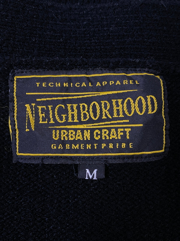 【中古品】【メンズ】 NEIGHBORHOOD ネイバーフッド CARDIGAN カーディガン TSNH-JK-11 メンズ 142-260630-hu-20-min サイズ：M カラー：ブラック/ゴールド 万代Net店