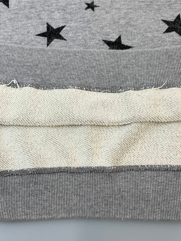 【中古品】【メンズ】 CALEE キャリー ALLOVER STAR PATTERN LS SWEATSHIRT CL-22AW005SP オールオーバースターパターン スウェットシャツ クルーネック 星総柄 142-260610-kt-18-min サイズ：XL カラー：グレー 万代Net店