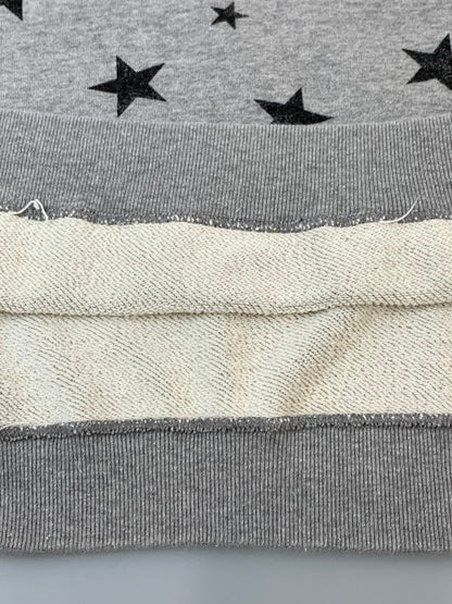 【中古品】【メンズ】 CALEE キャリー ALLOVER STAR PATTERN LS SWEATSHIRT CL-22AW005SP オールオーバースターパターン スウェットシャツ クルーネック 星総柄 142-260610-kt-18-min サイズ：XL カラー：グレー 万代Net店