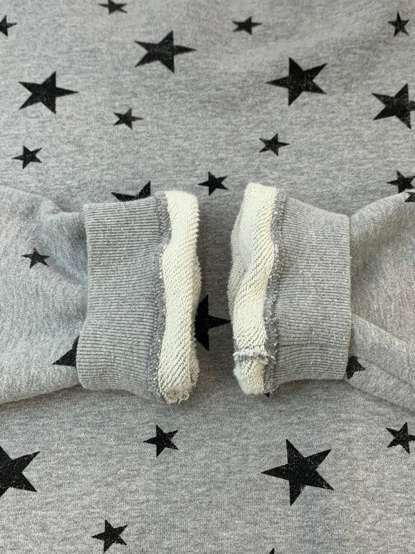 【中古品】【メンズ】 CALEE キャリー ALLOVER STAR PATTERN LS SWEATSHIRT CL-22AW005SP オールオーバースターパターン スウェットシャツ クルーネック 星総柄 142-260610-kt-18-min サイズ：XL カラー：グレー 万代Net店