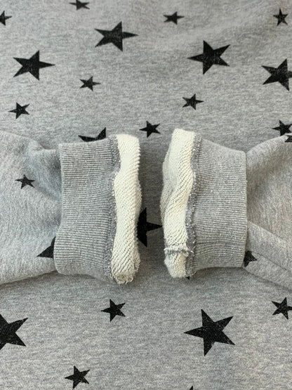 【中古品】【メンズ】 CALEE キャリー ALLOVER STAR PATTERN LS SWEATSHIRT CL-22AW005SP オールオーバースターパターン スウェットシャツ クルーネック 星総柄 142-260610-kt-18-min サイズ：XL カラー：グレー 万代Net店