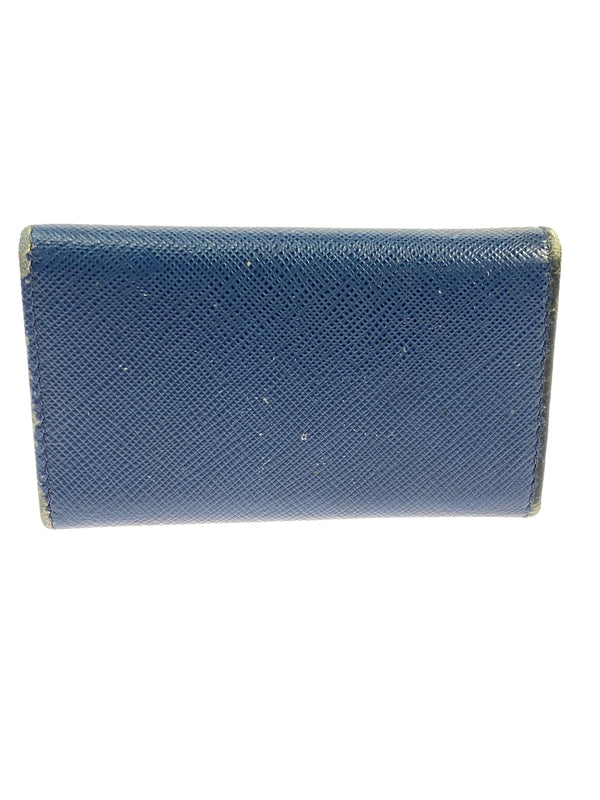 【現状渡し品】【メンズ/レディース】 PRADA プラダ 1PG222 6連キーケース 181-260713-KS-08-min カラー：ブルー 万代Net店