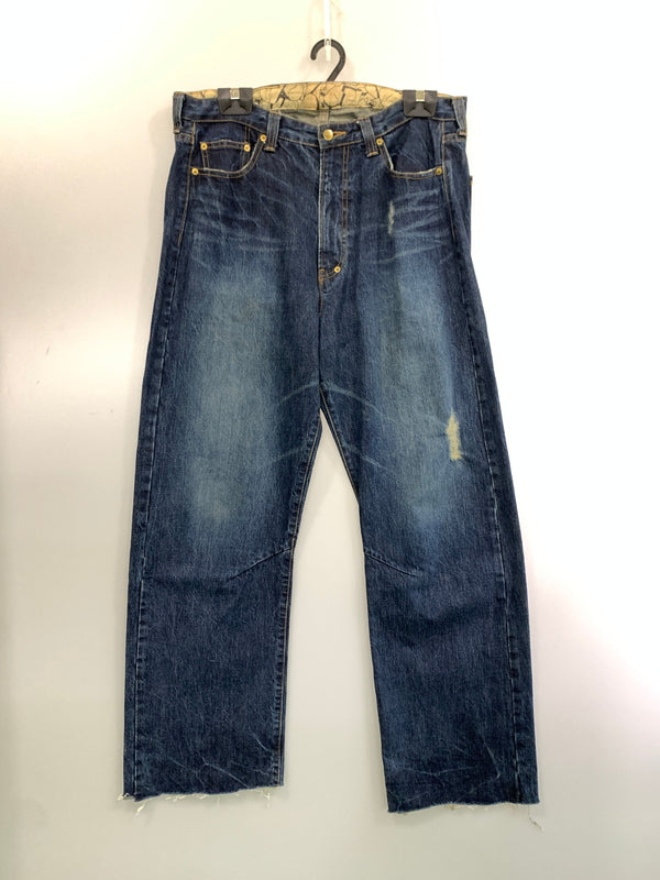 【現状渡し品】【メンズ】 PHENOMENON フェノメノン DENIM PANTS ILLPTS-03 デニムパンツ ボトムス 151-260529-yn-22-min サイズ：34 カラー：インディゴ 万代Net店