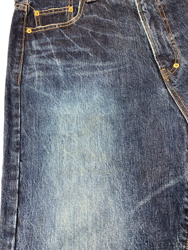 【現状渡し品】【メンズ】 PHENOMENON フェノメノン DENIM PANTS ILLPTS-03 デニムパンツ ボトムス 151-260529-yn-22-min サイズ：34 カラー：インディゴ 万代Net店