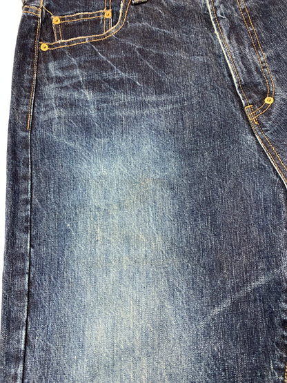 【現状渡し品】【メンズ】 PHENOMENON フェノメノン DENIM PANTS ILLPTS-03 デニムパンツ ボトムス 151-260529-yn-22-min サイズ：34 カラー：インディゴ 万代Net店