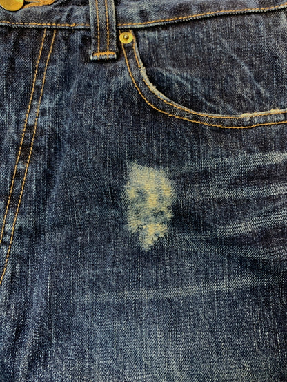【現状渡し品】【メンズ】 PHENOMENON フェノメノン DENIM PANTS ILLPTS-03 デニムパンツ ボトムス 151-260529-yn-22-min サイズ：34 カラー：インディゴ 万代Net店
