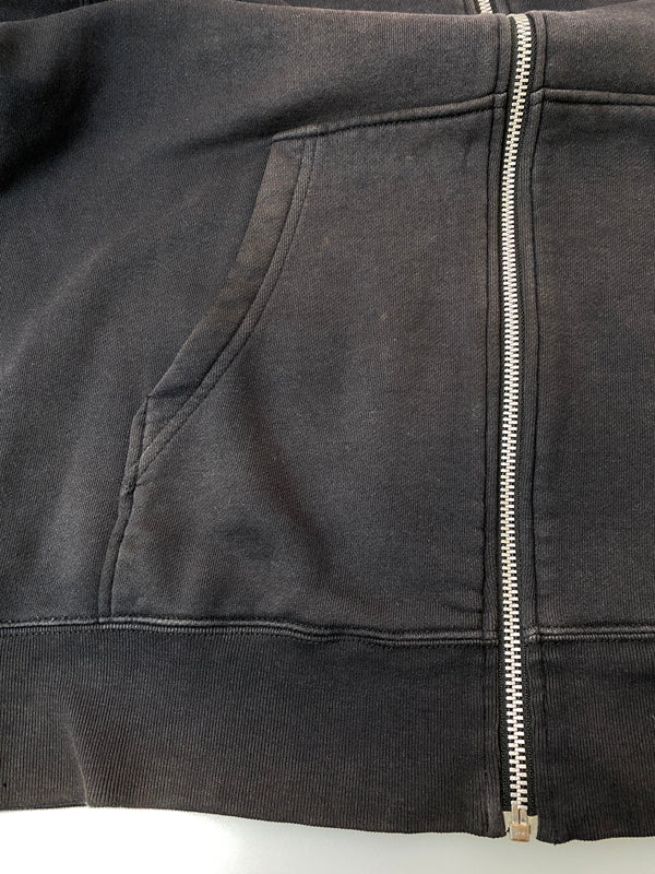 【中古品】【メンズ】 STUSSY ステューシー 00S ZIP HOODIE 00年代 ジップ フーディ ジップアップ パーカー メンズ トップス 142-260615-em-30-min サイズ：M カラー：ブラック 万代Net店