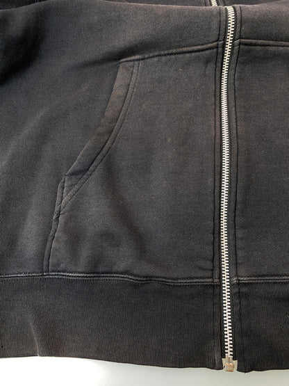 【中古品】【メンズ】 STUSSY ステューシー 00S ZIP HOODIE 00年代 ジップ フーディ ジップアップ パーカー メンズ トップス 142-260615-em-30-min サイズ：M カラー：ブラック 万代Net店