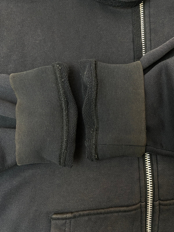 【中古品】【メンズ】 STUSSY ステューシー 00S ZIP HOODIE 00年代 ジップ フーディ ジップアップ パーカー メンズ トップス 142-260615-em-30-min サイズ：M カラー：ブラック 万代Net店