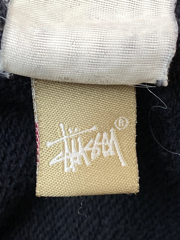 【中古品】【メンズ】 STUSSY ステューシー 00S ZIP HOODIE 00年代 ジップ フーディ ジップアップ パーカー メンズ トップス 142-260615-em-30-min サイズ：M カラー：ブラック 万代Net店