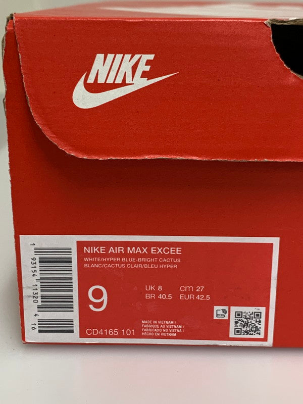 【中古品】【メンズ】 NIKE ナイキ AIR MAX EXCEE CD4165-101 エアマックス エクシー スニーカー メンズ シューズ 靴 160-260521-em-58-min サイズ：27.0cm カラー：ホワイト/ブルー 万代Net店