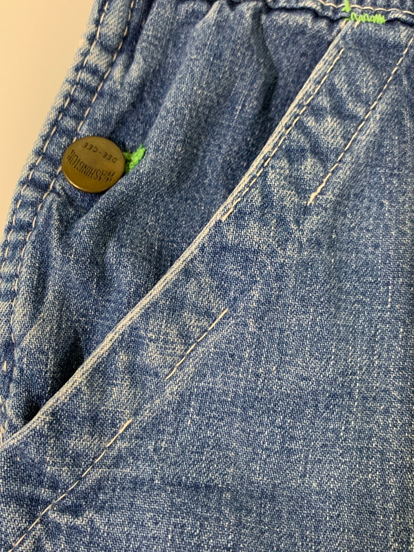 【中古品】【メンズ】 WASHINGTON DEE CEE ワシントンディーシー 60-70S OVERALL デニム オーバーオール 157-260615-kt-21-min サイズ：サイズ不明 カラー：ブルー 万代Net店