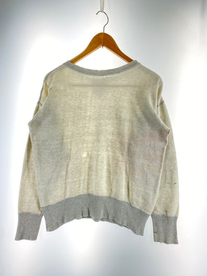 【現状渡し品】【メンズ】 UNKNOWN VINTAGE 50's TWO-TONE SWEATSHIRT ヴィンテージ 50年代 ツートーン スウェットシャツ トップス 146-260527-yn-32-min カラー：ライトグレー 万代Net店