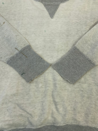 【現状渡し品】【メンズ】 UNKNOWN VINTAGE 50's TWO-TONE SWEATSHIRT ヴィンテージ 50年代 ツートーン スウェットシャツ トップス 146-260527-yn-32-min カラー：ライトグレー 万代Net店