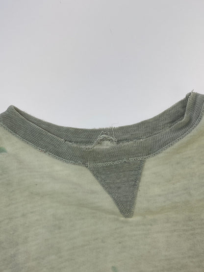 【現状渡し品】【メンズ】 UNKNOWN VINTAGE 50's TWO-TONE SWEATSHIRT ヴィンテージ 50年代 ツートーン スウェットシャツ トップス 146-260527-yn-32-min カラー：ライトグレー 万代Net店