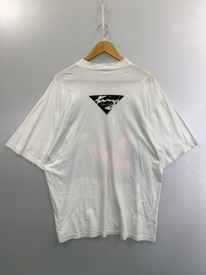 【現状渡し品】【メンズ】 KING ART SHIRT キング アーティスト シャツ 90's ART TEE 90年代 アートTシャツ 半袖Tシャツ トップス 146-260529-yn-35-min サイズ：L カラー：ホワイト 万代Net店