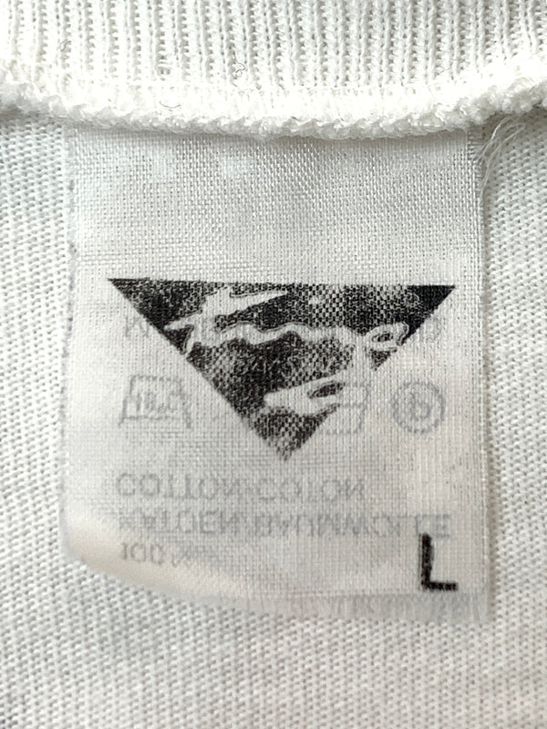 【現状渡し品】【メンズ】 KING ART SHIRT キング アーティスト シャツ 90's ART TEE 90年代 アートTシャツ 半袖Tシャツ トップス 146-260529-yn-35-min サイズ：L カラー：ホワイト 万代Net店