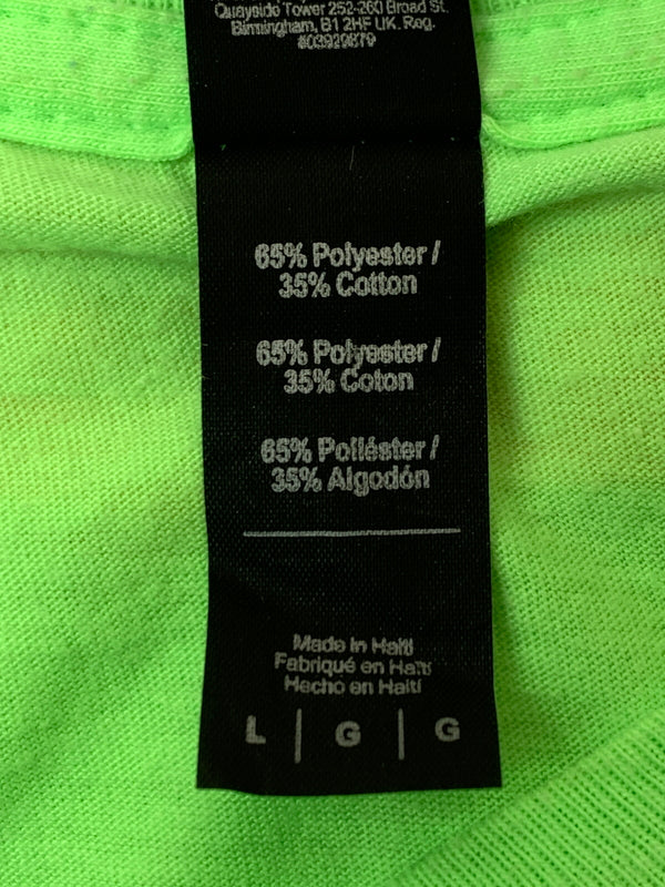【現状渡し品】【メンズ】 VIRGILABLOH ヴァージル アブロー x MCA FIGUREOFSPEECH AMO TEE ショートスリーブTシャツ 半袖Tシャツ トップス 142-260529-yn-36-min サイズ：L カラー：蛍光グリーン 万代Net店