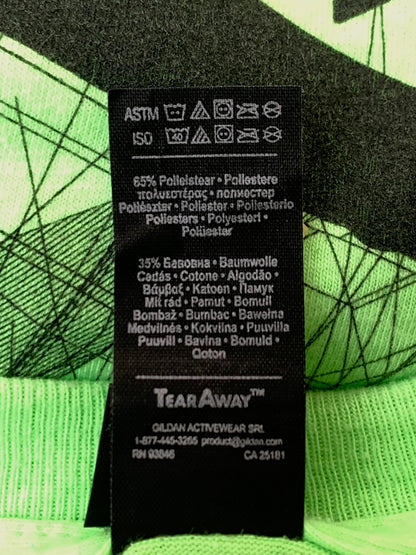 【現状渡し品】【メンズ】 VIRGILABLOH ヴァージル アブロー x MCA FIGUREOFSPEECH AMO TEE ショートスリーブTシャツ 半袖Tシャツ トップス 142-260529-yn-36-min サイズ：L カラー：蛍光グリーン 万代Net店