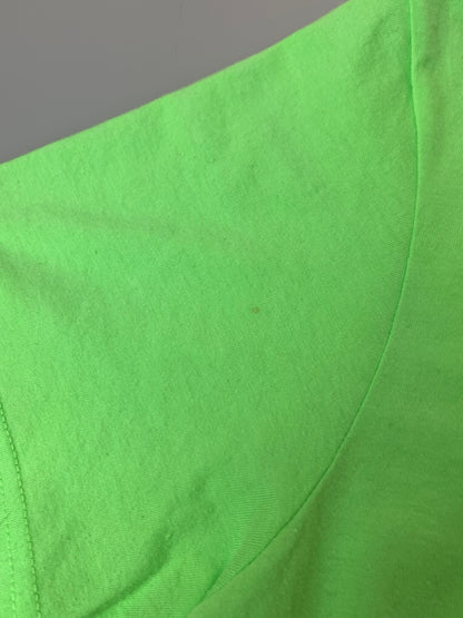 【現状渡し品】【メンズ】 VIRGILABLOH ヴァージル アブロー x MCA FIGUREOFSPEECH AMO TEE ショートスリーブTシャツ 半袖Tシャツ トップス 142-260529-yn-36-min サイズ：L カラー：蛍光グリーン 万代Net店