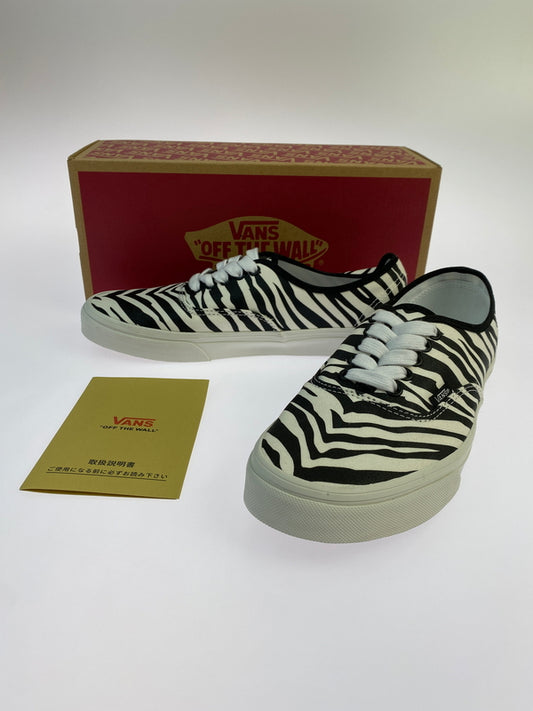 【中古美品】【メンズ】 VANS バンズ ヴァンズ AUTHENTIC VN000D7YZBR オーセンティック スニーカー 靴 162-260523-kk-09-min カラー：ANIMALIER ZEBRA 万代Net店