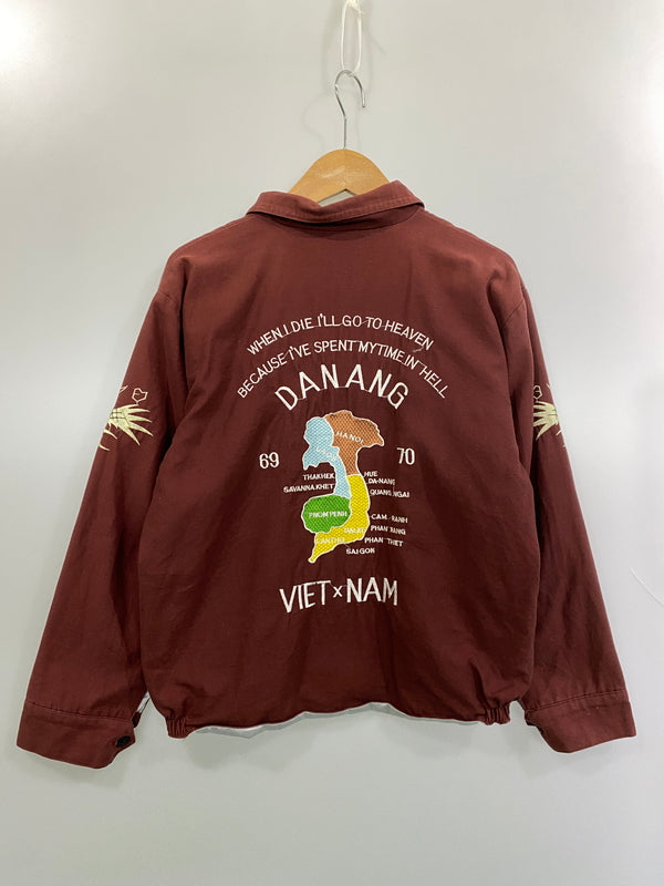 【中古品】【メンズ】 UN KNOWS アンノウン VIETNAM JACKET ベトナム ジャケット ベトジャン メンズ アウター 145-260615-em-29-min カラー：あずき色 万代Net店
