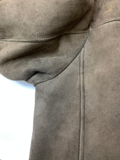 【現状渡し品】【メンズ】 YVES SAINT LAURENT POUR HOMME イヴ サンローラン プール オム ムートンコート アウター 141-260526-jt-16-min サイズ：105 カラー：ブラウン 万代Net店