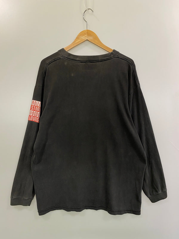 【現状渡し品】【メンズ】 THE ROLLING STONES ザ ローリングストーンズ 90's VOODOO LOUNGE L/S TEE スパイクタン ロングスリーブ Tシャツ 長袖Tシャツ トップス 146-260602-yn-10-min サイズ：表記なし 下記参照 カラー：ダークグレー 万代Net店