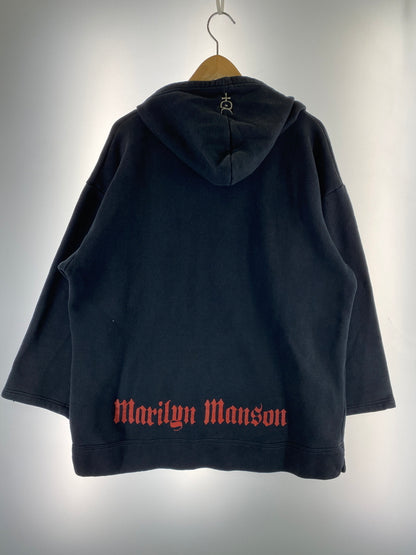 【中古品】【メンズ】 MARILYN MANSON マリリンマンソン GIANTタグ 00's HOODIE 2000年代 プルオーバーフーディー パーカー トップス 146-260529-yn-04-min サイズ：XL カラー：ブラック 万代Net店