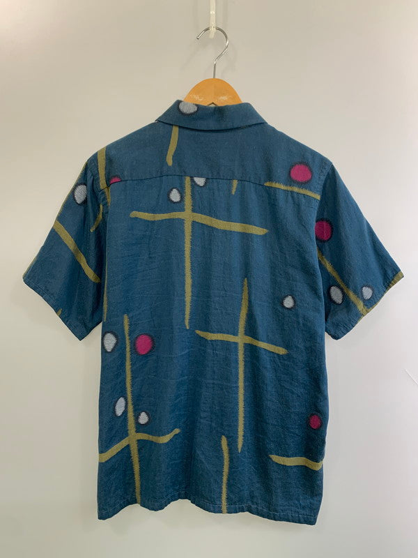 【中古品】【メンズ】 NEEDLES ニードルス ONE‐UP SHIRT C/L KIMONO MR102 SS SHIRT ワンナップシャツ ショートスリーブ キモノ 140-260610-kt-16-min サイズ：S カラー：ブルー系 万代Net店