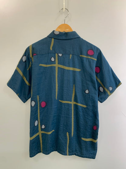 【中古品】【メンズ】 NEEDLES ニードルス ONE‐UP SHIRT C/L KIMONO MR102 SS SHIRT ワンナップシャツ ショートスリーブ キモノ 140-260610-kt-16-min サイズ：S カラー：ブルー系 万代Net店
