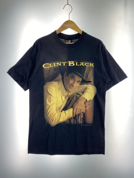 【中古品】【メンズ】 GIANT ジャイアント 90's CLINT BLACK S/S TEE 90年代 ショートスリーブTシャツ 半袖Tシャツ トップス 146-260527-yn-33-min サイズ：L カラー：ブラック 万代Net店