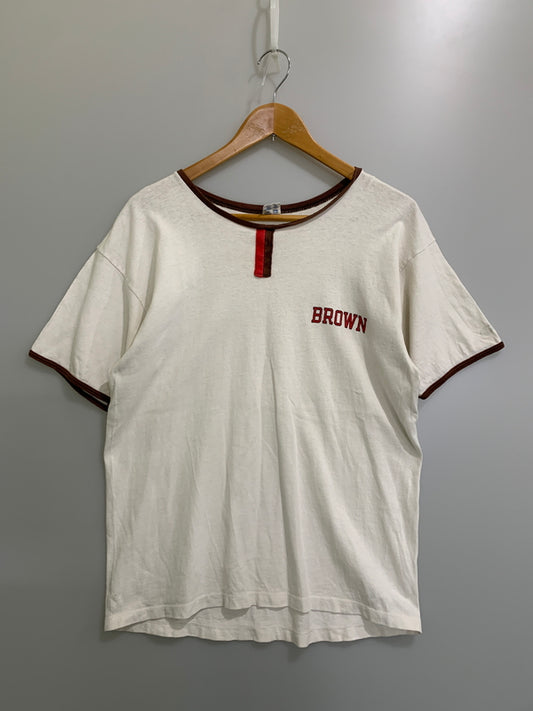 【中古品】【メンズ】 CHAMPION チャンピオン 80S トリコタグ後期 SS TEE Tシャツ トップス 146-260523-zi-17-min サイズ：L カラー：ホワイト 万代Net店