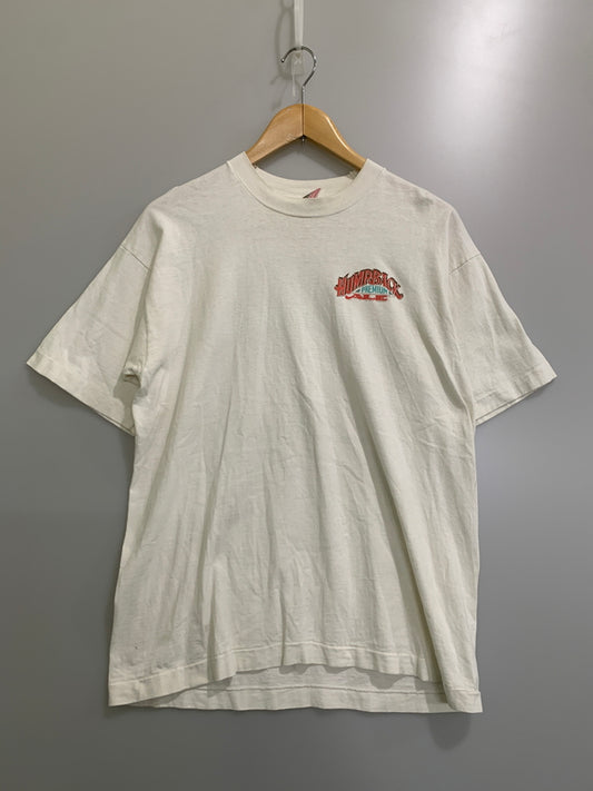 【現状渡し品】【メンズ】 FRUITS OF THE LOOM フルーツオブザルーム 90S HUMPBACK SS TEE Tシャツ 146-260523-zi-16-min サイズ：L カラー：ホワイト 万代Net店