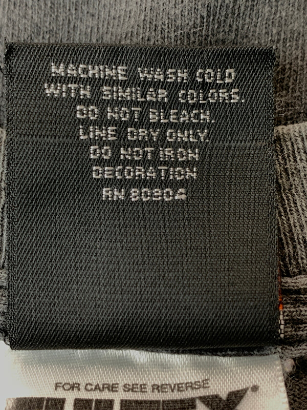 【現状渡し品】【メンズ】 HARLEY-DAVIDSON ハーレーダビッドソン SS PRINT TEE 半袖Tシャツ ショートスリーブ 146-260531-AS-28-min サイズ：XL カラー：ブラック(色あせ) 万代Net店