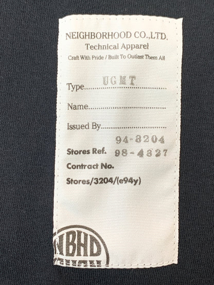 【中古美品】【メンズ】 NEIGHBORHOOD ネイバーフッド ×IZZUE イズ― LOGO TEE 半袖Tシャツ ショートスリーブ 142-260531-AS-35-min サイズ：2 カラー：ブラック 万代Net店