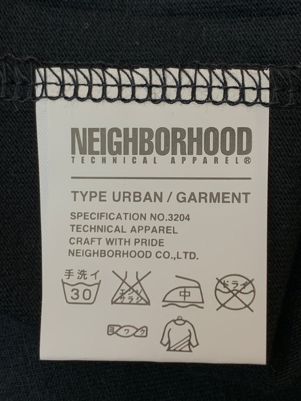【中古美品】【メンズ】 NEIGHBORHOOD ネイバーフッド ×IZZUE イズ― LOGO TEE 半袖Tシャツ ショートスリーブ 142-260531-AS-35-min サイズ：2 カラー：ブラック 万代Net店