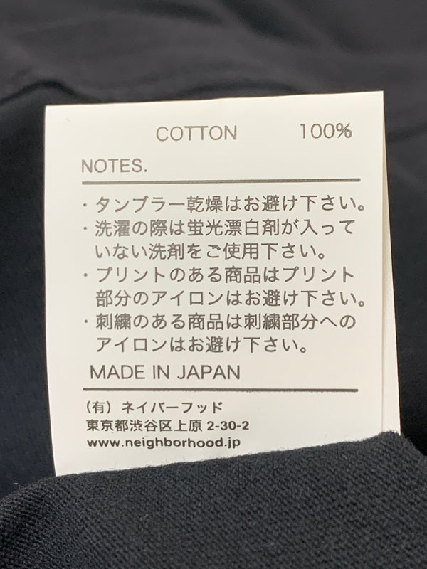 【中古美品】【メンズ】 NEIGHBORHOOD ネイバーフッド ×IZZUE イズ― LOGO TEE 半袖Tシャツ ショートスリーブ 142-260531-AS-35-min サイズ：2 カラー：ブラック 万代Net店
