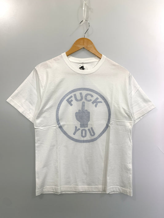 【中古美品】【メンズ】 NEIGHBORHOOD ネイバーフッド ×FRAGMENT フラグメント FUCK YOU TEE 半袖Tシャツ ショートスリーブ 142-260531-AS-34-min サイズ：2 カラー：ホワイト 万代Net店