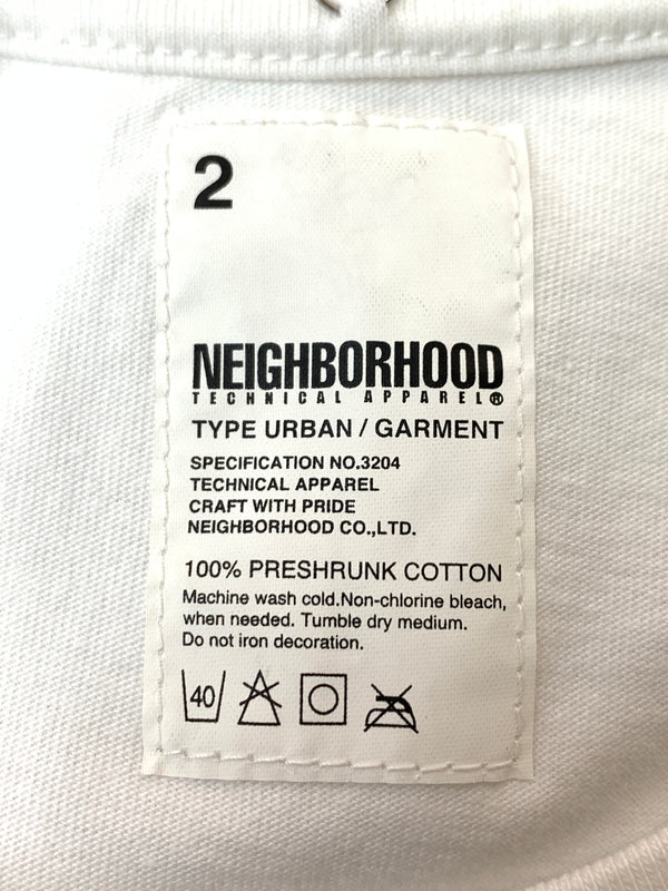 【中古美品】【メンズ】 NEIGHBORHOOD ネイバーフッド ×FRAGMENT フラグメント FUCK YOU TEE 半袖Tシャツ ショートスリーブ 142-260531-AS-34-min サイズ：2 カラー：ホワイト 万代Net店
