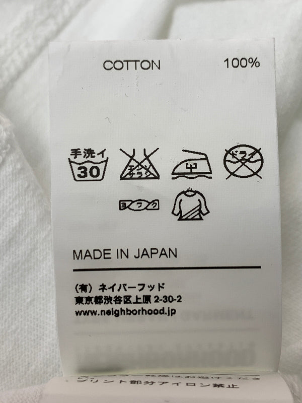 【中古品】【メンズ】 NEIGHBORHOOD ネイバーフッド ×DISNEY ディズニ RAGLAN TEE 七分袖Tシャツ 142-260531-AS-33-min サイズ：M カラー：ホワイト/ブルー 万代Net店